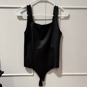 Abercrombie & Fitch Faux Leather bodysuit